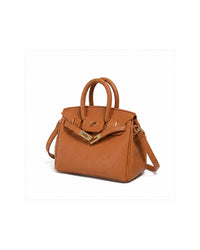 Bolso Aurora color marrón, vista tres cuartos