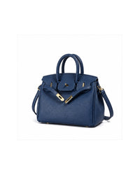 Bolso Aurora color azul marino, vista tres cuartos