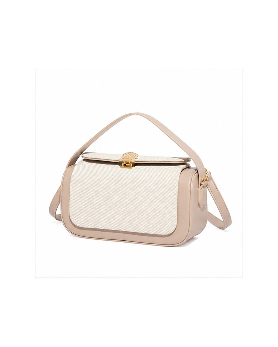 Bolso Colette color khaki, vista tres cuartos