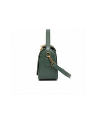 Bolso Colette color verde, vista lateral